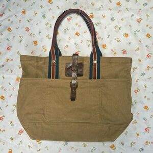 Ralph Lauren Rugby Tan Canvas Tote
